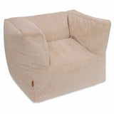 fauteuil enfant velours côtelé natural