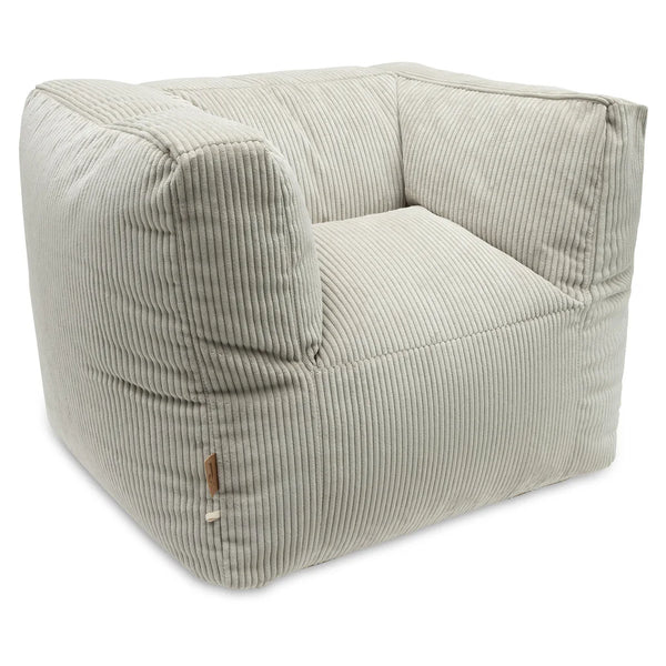 fauteuil enfant velours côtelé olive green vert