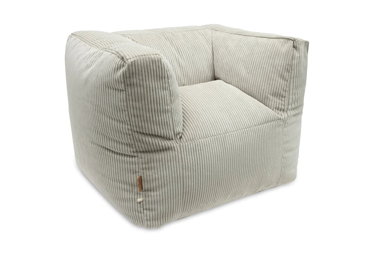 fauteuil enfant velours côtelé olive green vert