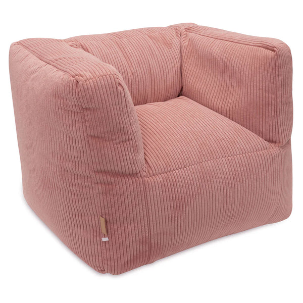 fauteuil enfant velours côtelé wild rose