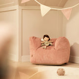 fauteuil bébé rose velours