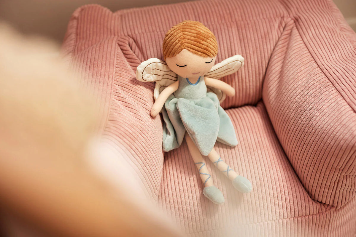 fauteuil bébé rose velours