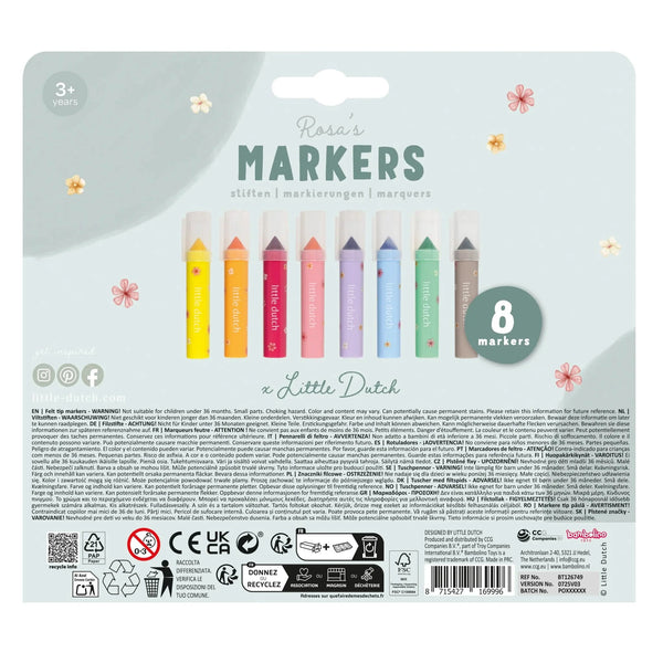 Feutres - Rosa LITTLE DUTCH