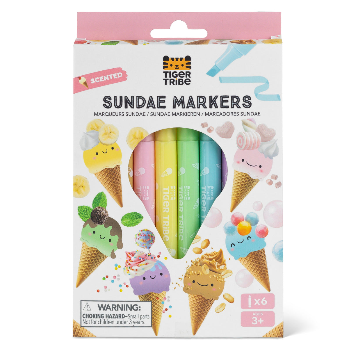 Feutres parfumés enfant – marqueurs coloriage 3 ans TIGER TRIBE