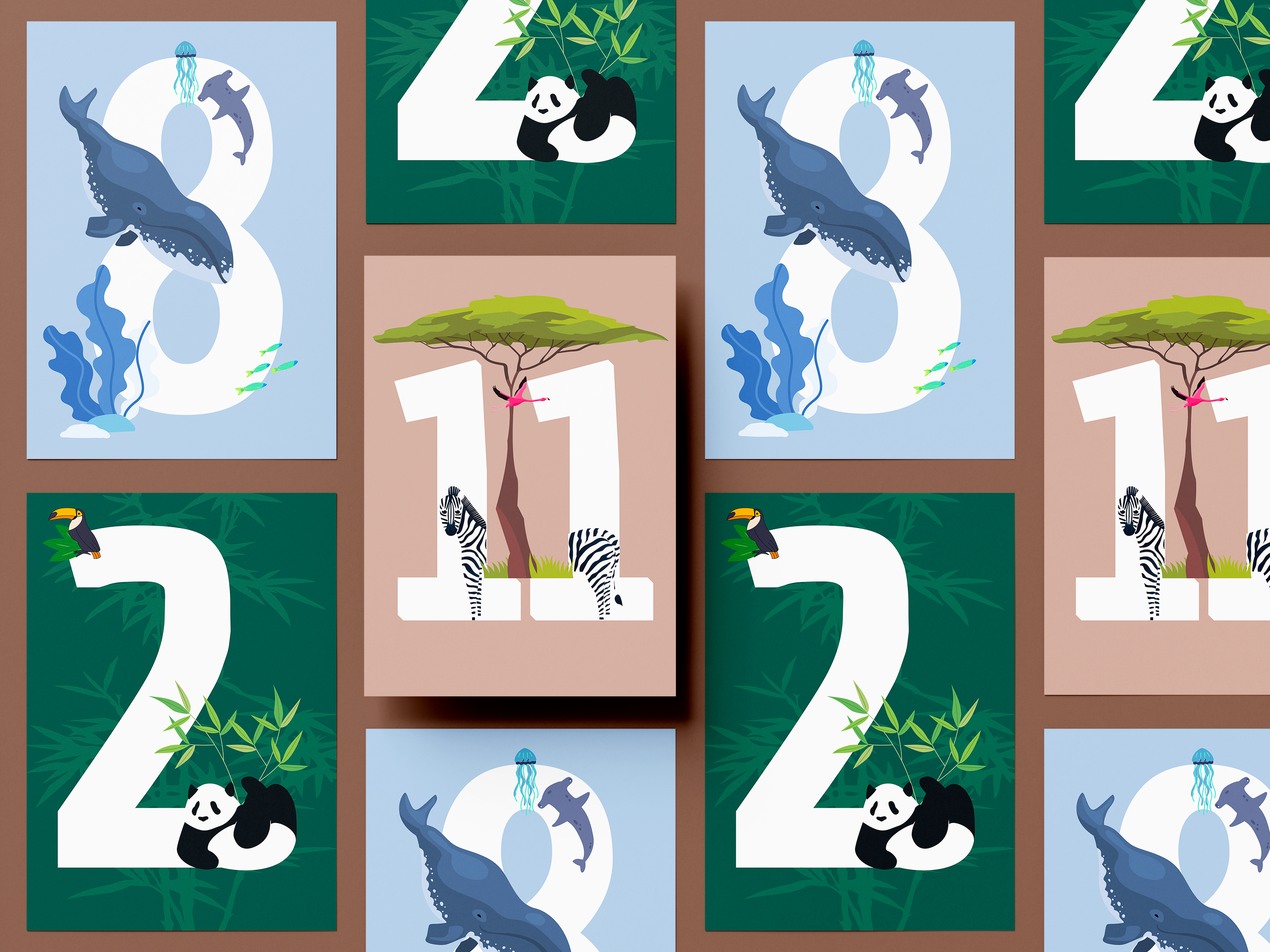 Cartes étapes bébé 12 mois Avent Bébé