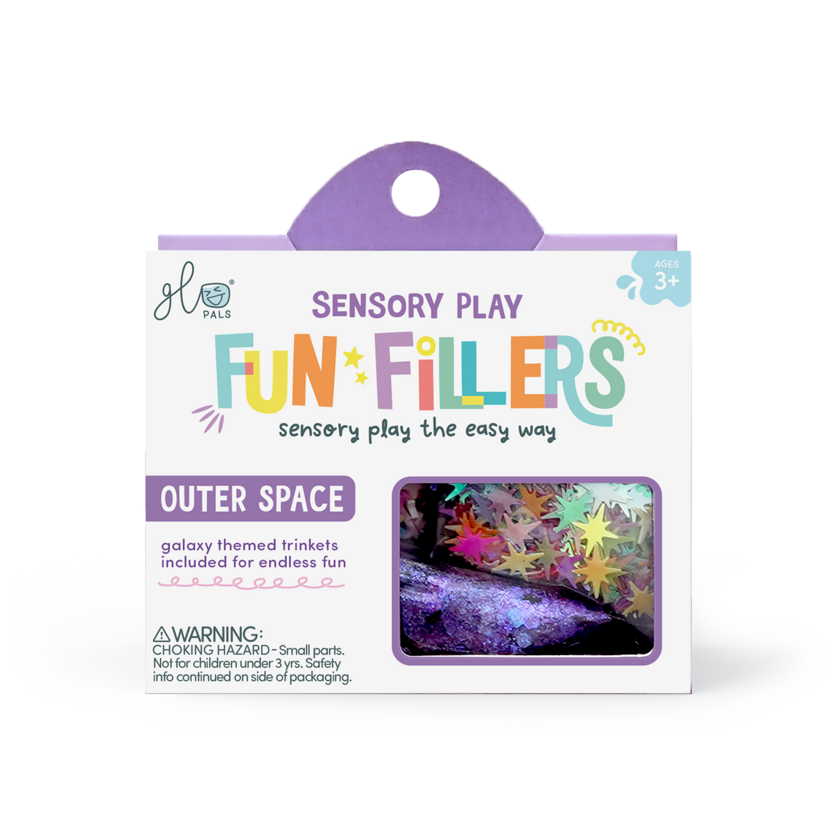 Fun Fillers Espace : accessoires sensoriels à thème pour bacs sensoriels et Sensory Play Jar®. Dès 3 ans pour éveil et créativité.