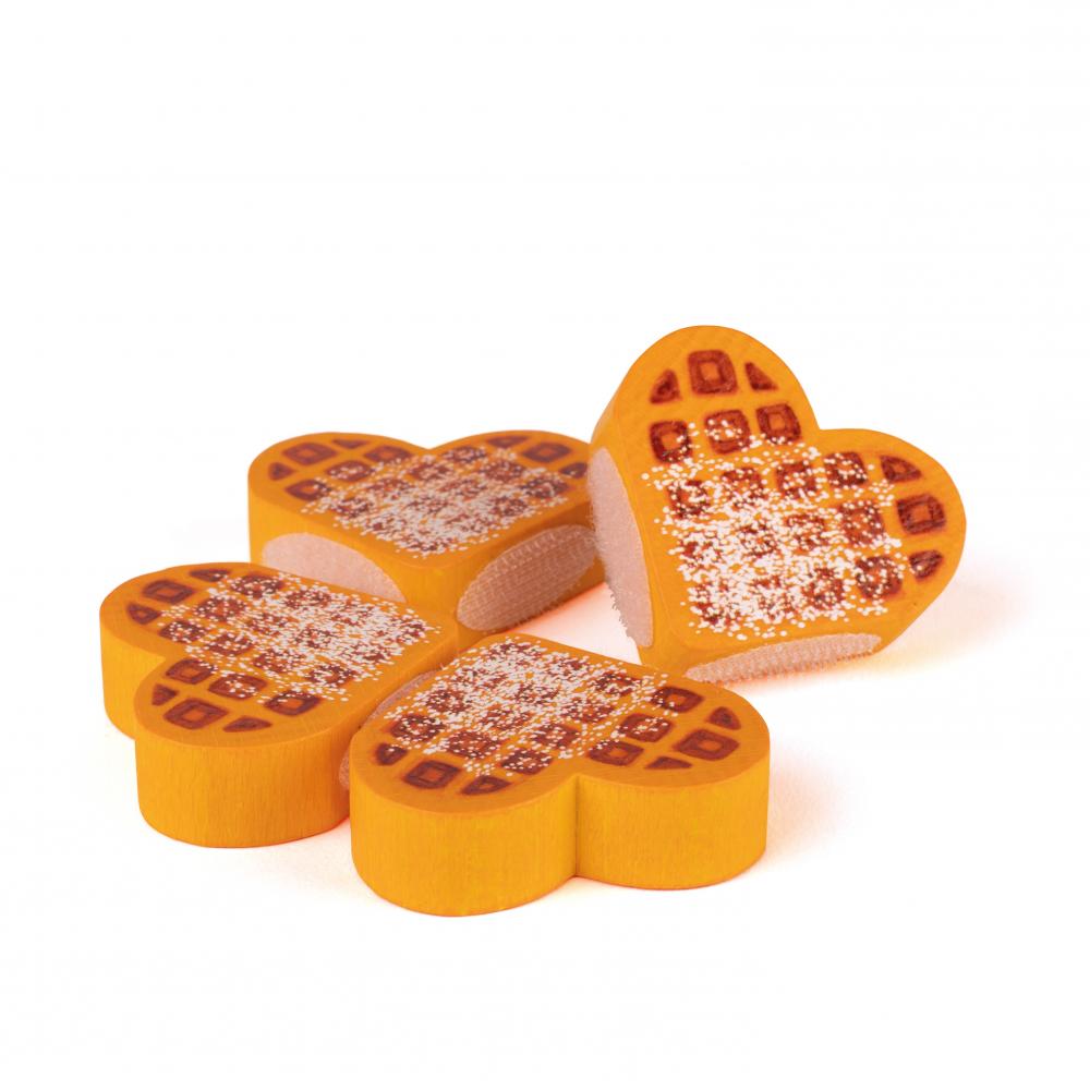 Gaufre cœur à découper en bois – Erzi ERZI