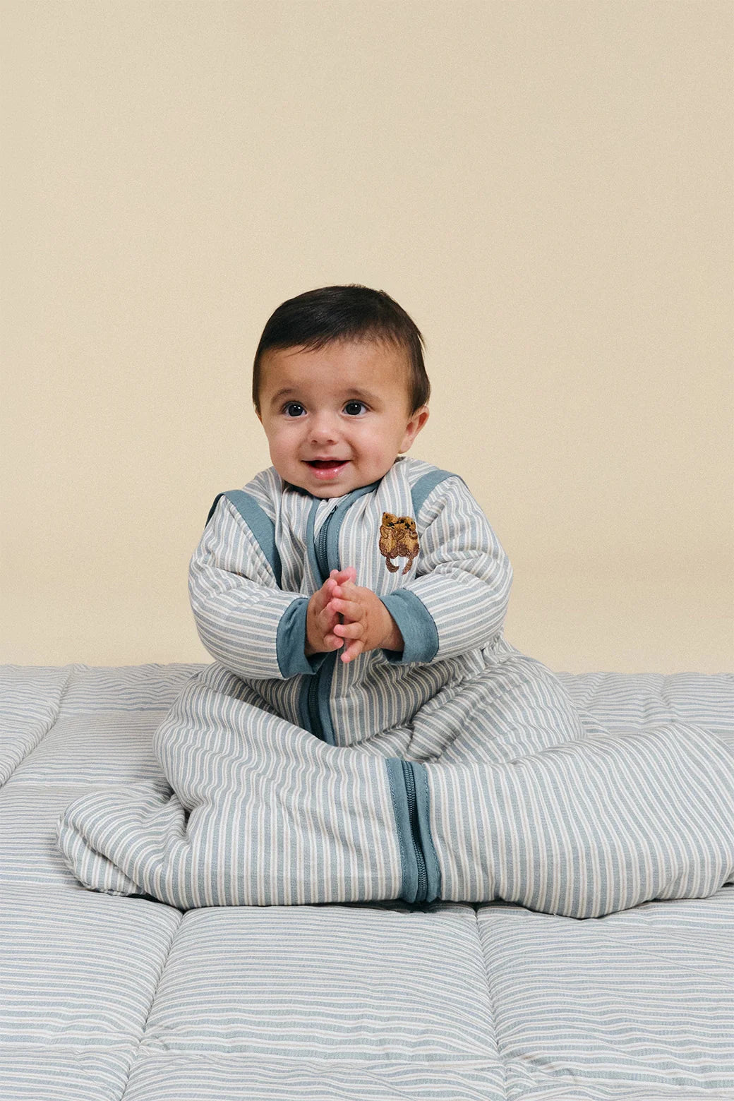 Gigoteuse bébé à manches Blue Stripes – TOG 2.5