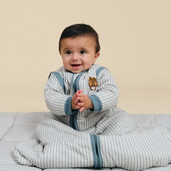 Gigoteuse bébé à manches Blue Stripes – TOG 2.5