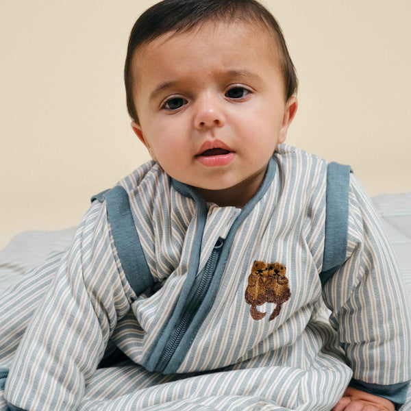 Gigoteuse bébé à manches Blue Stripes – TOG 2.5