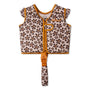 Gilet de bain enfant Orange - Wild Flower – gilet de natation 2 à 3 ans Swim Essentials