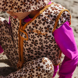 Gilet de bain enfant Orange - Wild Flower – gilet de natation 2 à 3 ans Swim Essentials