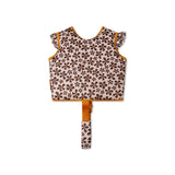 Gilet de bain enfant Orange - Wild Flower – gilet de natation 2 à 3 ans Swim Essentials