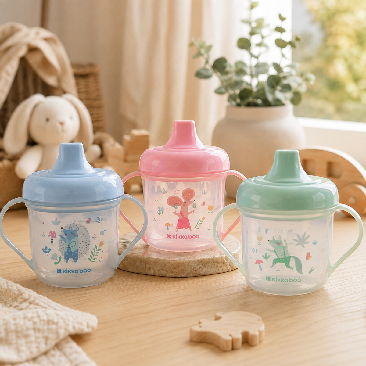 Gobelet avec bec 150 ml plusieurs couleurs KIKA GROUP