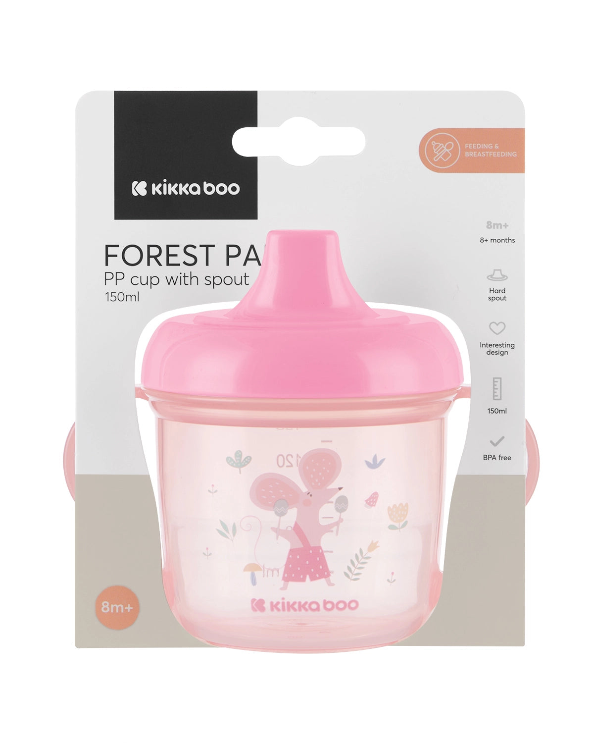 Gobelet avec bec 150 ml plusieurs couleurs KIKA GROUP