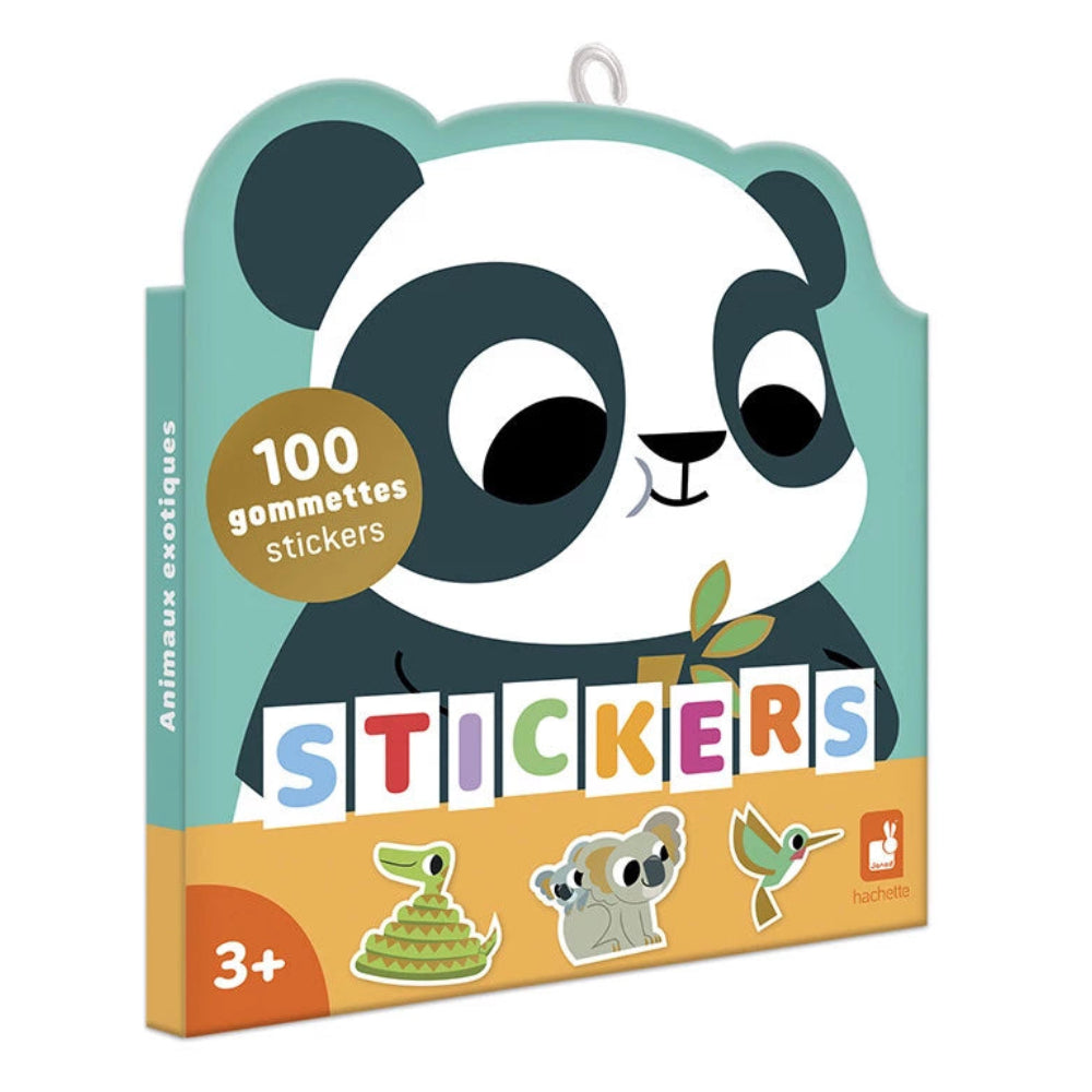 Gommettes Animaux Exotiques x100 – Janod 🐼🦒 JANOD