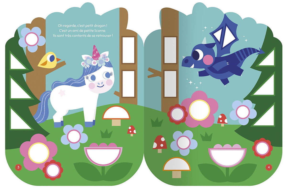 Gommettes formes – L’aventure de Petite Licorne – Dès 3 ans AUZOU
