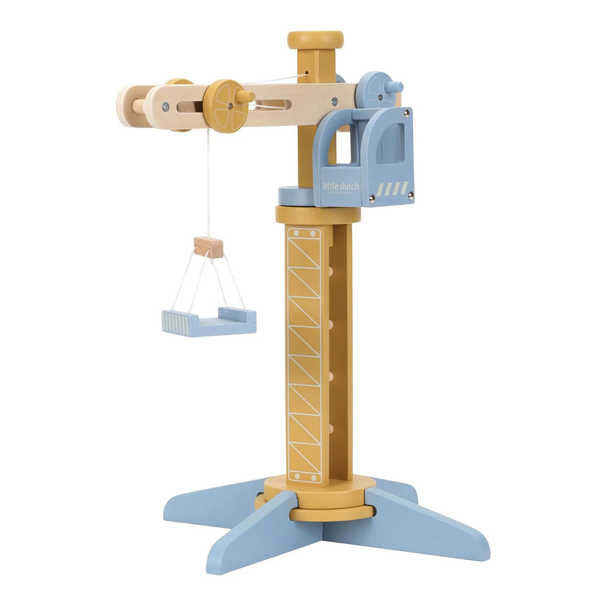 Set grue et chantier de construction en bois FSC LITTLE DUTCH