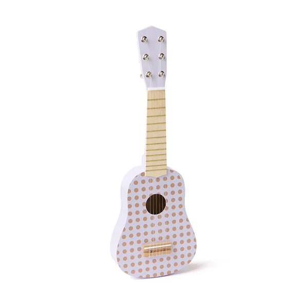Guitare enfant en bois point lilas – jouet musical dès 3 ans