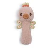 Hochet bébé Peacock Pavie – Soft Plumes – Jollein JOLLEIN