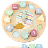 Horloge d’apprentissage en bois Canard Edda – Dès 2 ans STERNTALER