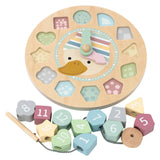 Horloge d’apprentissage en bois Canard Edda – Dès 2 ans STERNTALER