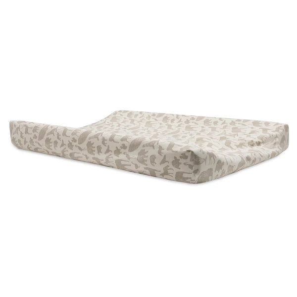 Housse de matelas à langer Jersey Animals Nougat – 50 x 70 cm – Jollein