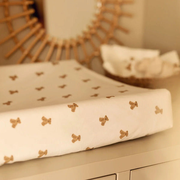 Housse de matelas à langer Mini Teddy Bear – 50 x 70 cm – Jollein JOLLEIN