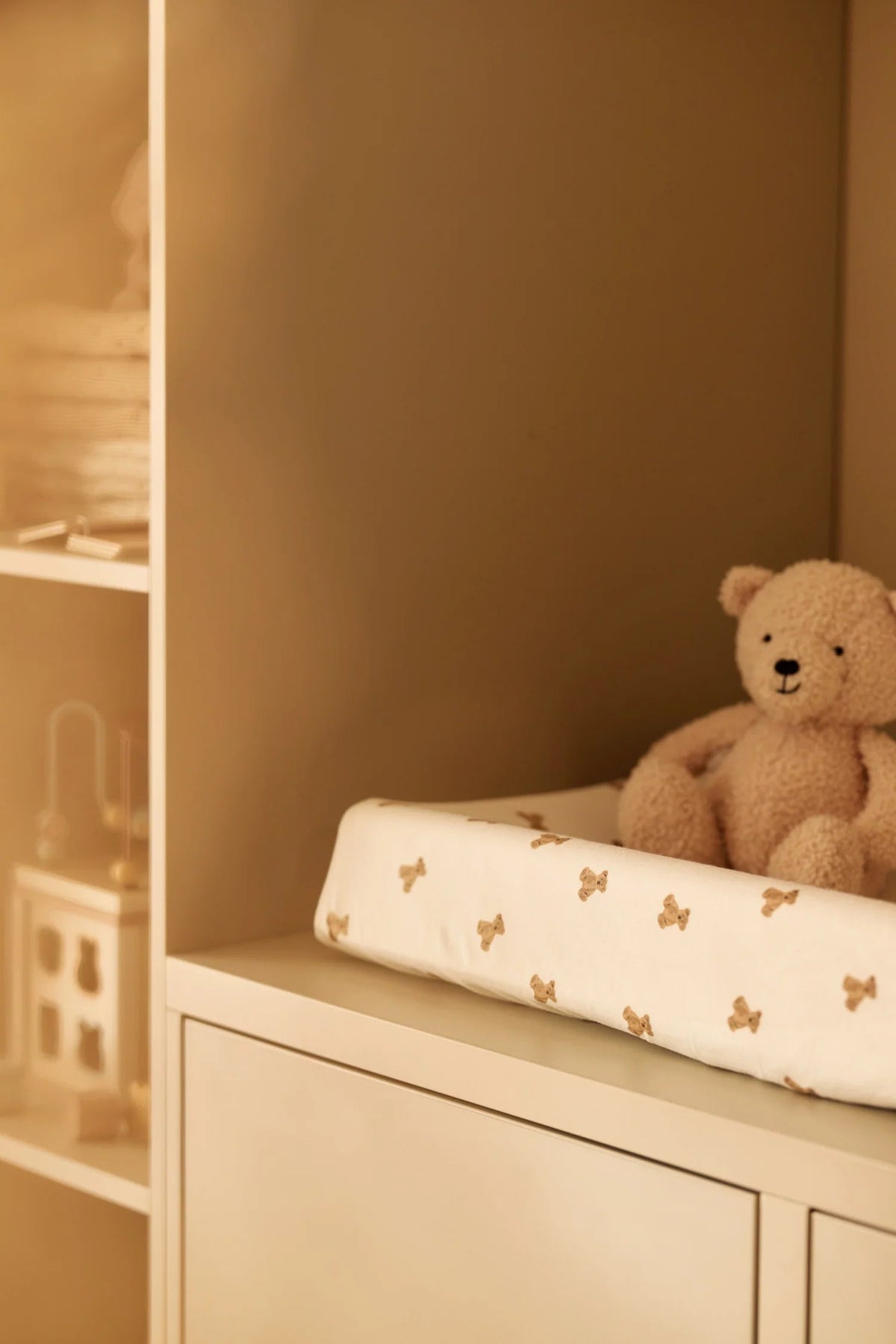 Housse de matelas à langer Mini Teddy Bear – 50 x 70 cm – Jollein JOLLEIN