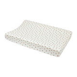Housse matelas à langer bébé coton 50x70 coeurs rouge MEYCO BABY