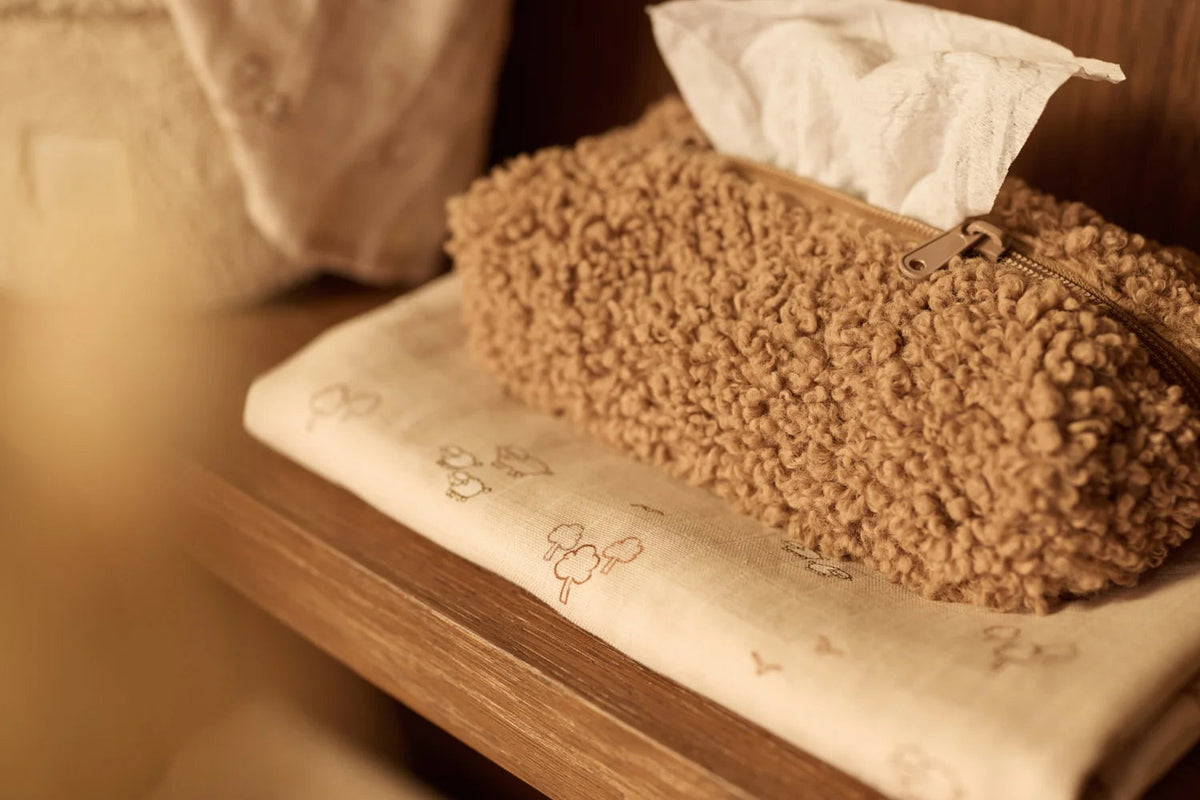 Housse pour Lingettes Curlé Dark Hazel – Jollein 🤎 JOLLEIN