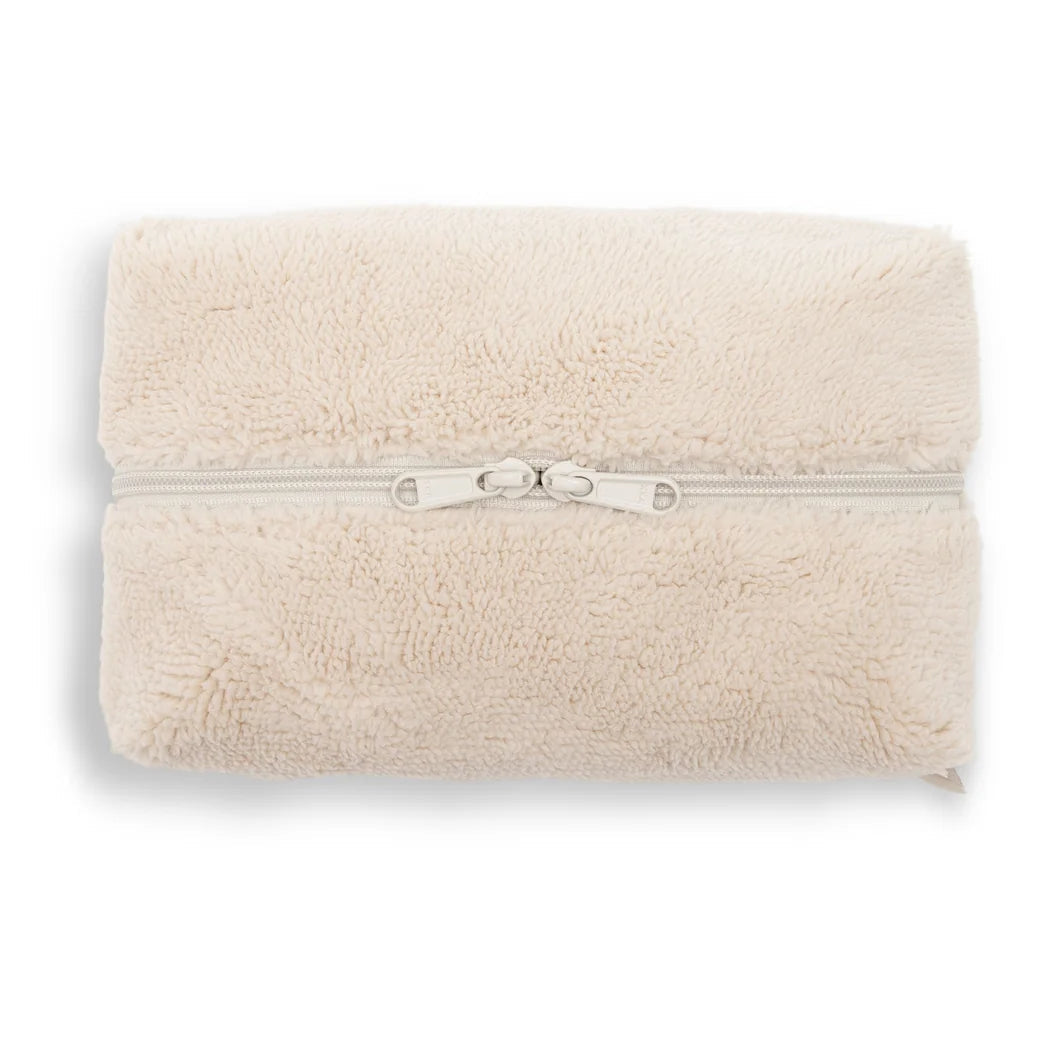 Housse pour lingettes Fluffy Sand – Pochette zippée JOLLEIN