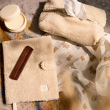 Housse pour lingettes Fluffy Sand – Pochette zippée JOLLEIN