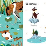 Mes 100 mots pour découvrir le monde est un premier imagier qui invite les tout-petits à découvrir 100 mots à travers 10 univers illustrés. Un livre d'éveil idéal pour développer le langage, la curiosité et le sens de l'observation.Imagier bébé avec 100 mots illustrés pour développer le vocabulaire, l'observation et la découverte du monde dès le plus jeune âge.