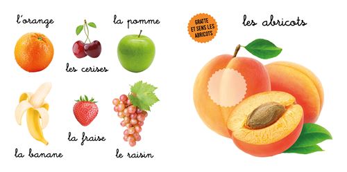 Mon bel imagier des odeurs – Les odeurs du marché langue au chat