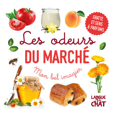 Mon bel imagier des odeurs – Les odeurs du marché langue au chat