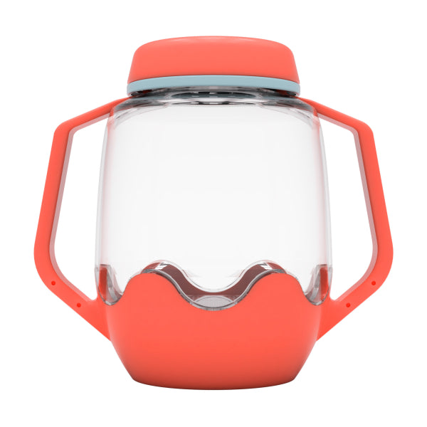 Jarre sensorielle Glo Pals corail | Jouet lumineux dès 18 mois
