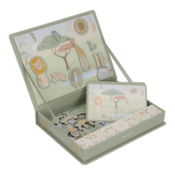 Jeu magnétique Safari Friends – tableau magnétique enfant