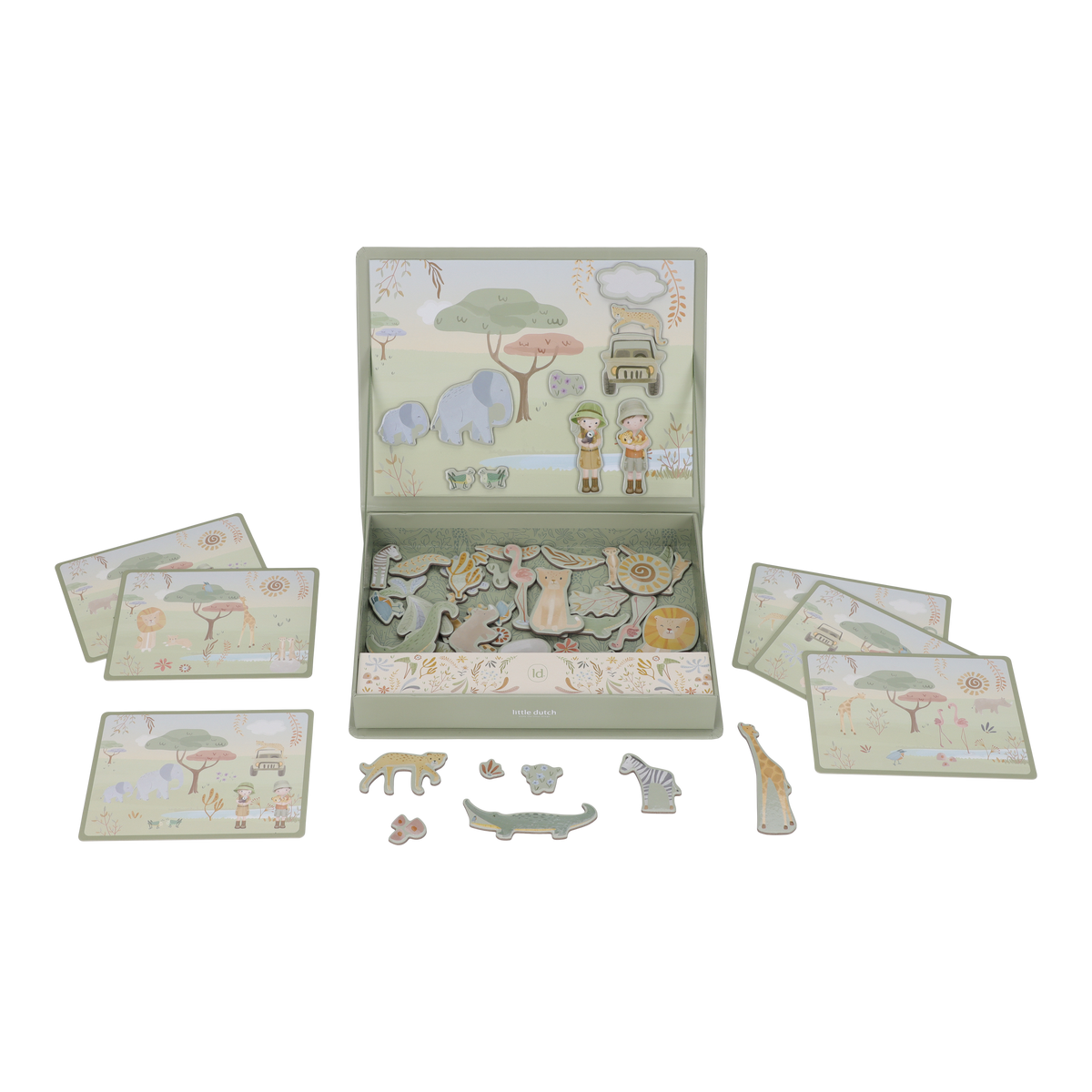 Jeu magnétique Safari Friends – tableau magnétique enfant