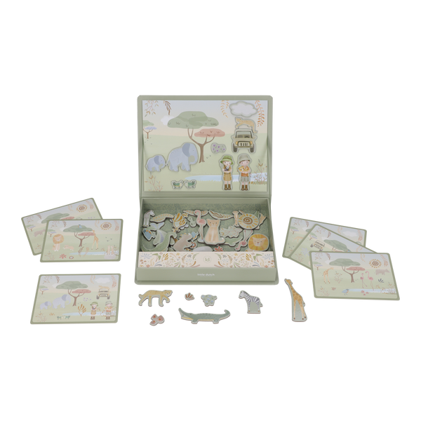 Jeu magnétique Safari Friends – tableau magnétique enfant
