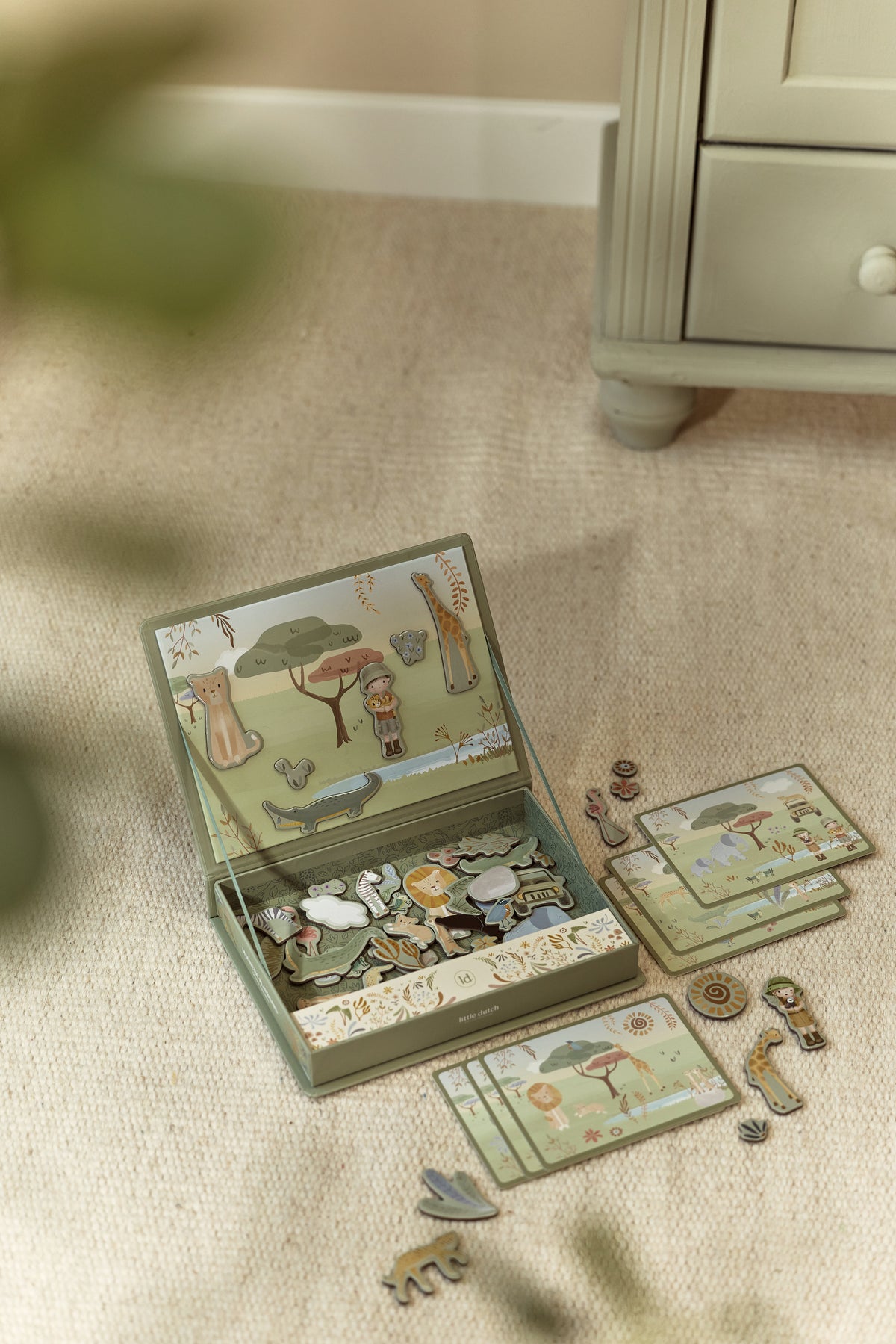 Jeu magnétique Safari Friends – tableau magnétique enfant