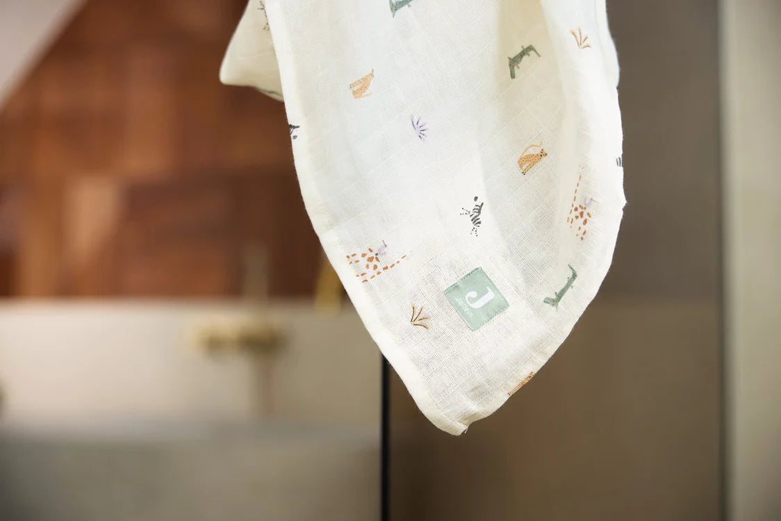 1 Lange Gaze de Coton Small 70x70cm - Jungle Jambo