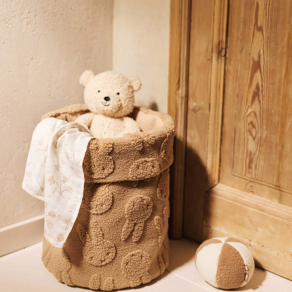 Panier de Rangement Miffy Jacquard Teddy - Biscuit