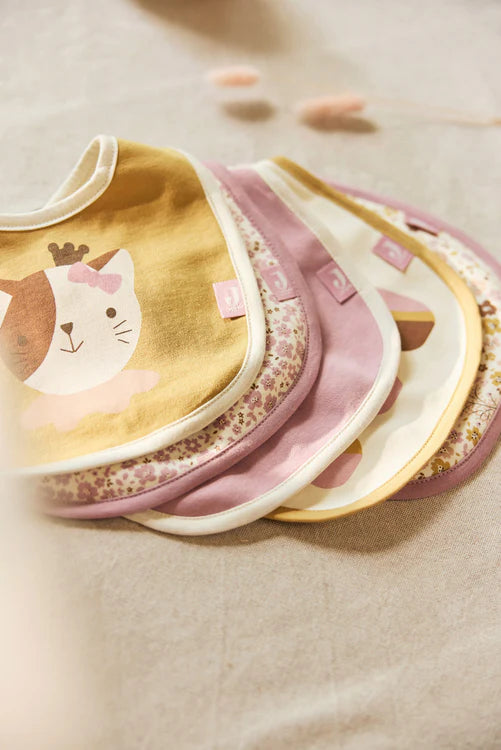 Bavoir Jersey imperméable - Flower Fairies - 5 Unités