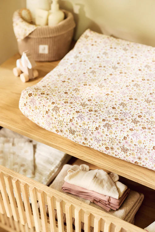 Housse matelas à Langer Jersey 50x70cm - Flower Fairies