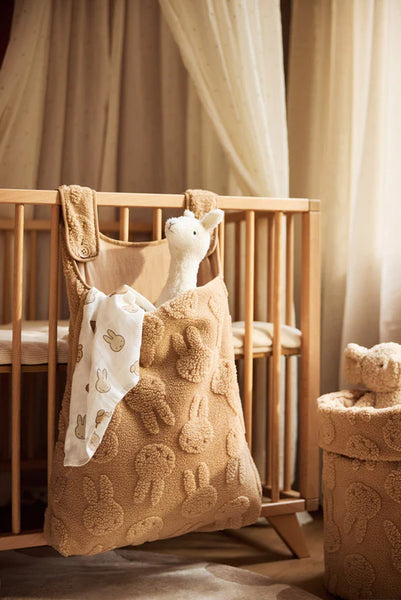 Panier de Rangement Miffy Jacquard Teddy - Biscuit