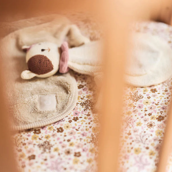 Drap-housse Jersey 60x120cm – Flower Fairies 🌸🧚‍♀️