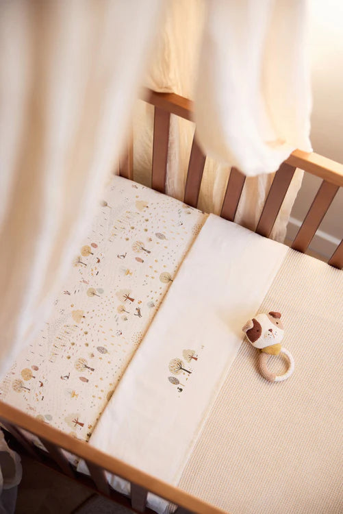 Drap-housse Jersey 60x120cm – Tiny Park 🐻🎈