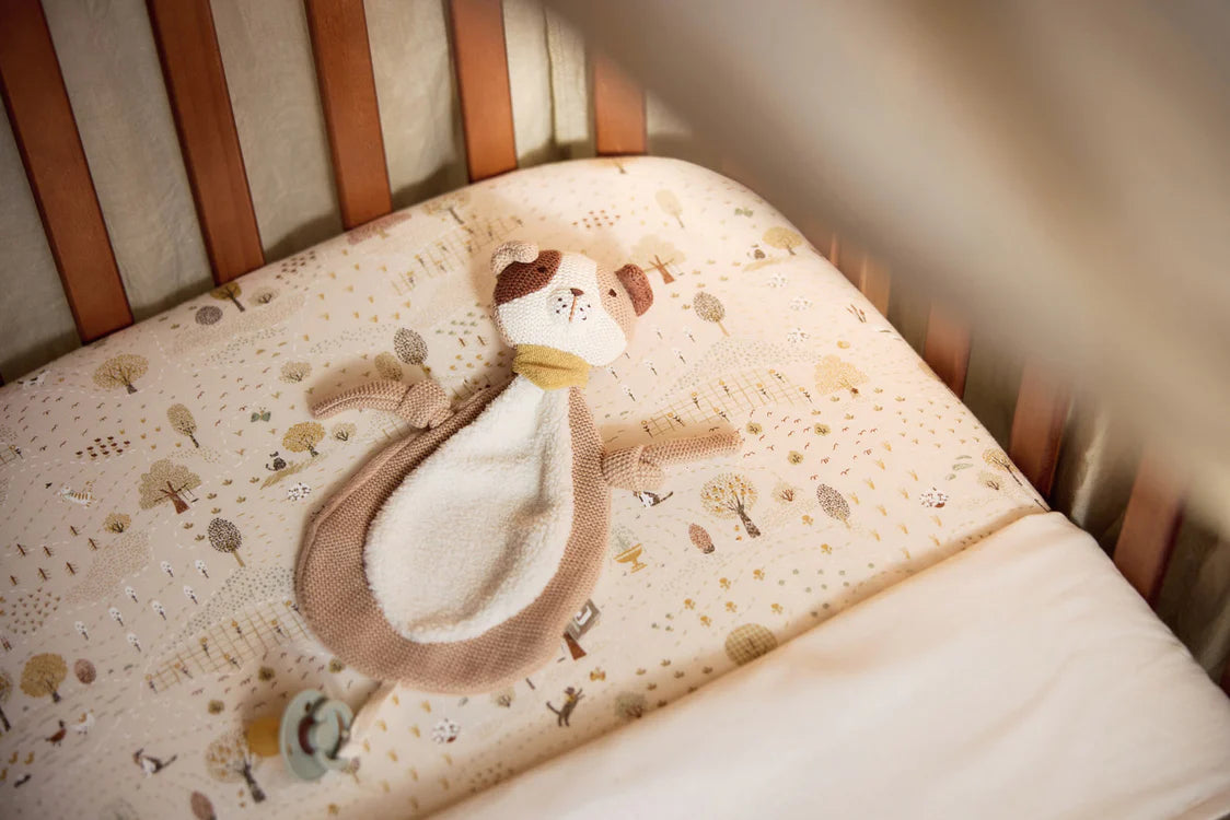 Drap-housse Jersey 60x120cm – Tiny Park 🐻🎈