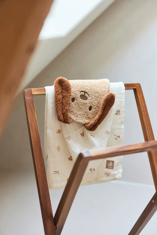 Lange Gaze de Coton Large 115x115cm - Animal Friends - 2 Unités